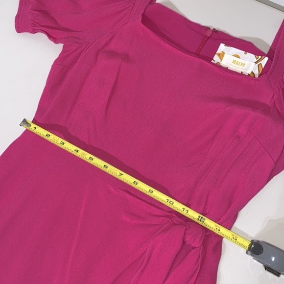 Maeve (Anthropologie) NWT Resort wrap short sleeve short dress in Pink size 8 - Picture 12 of 13